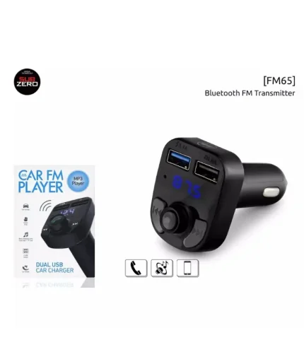 subzero fm65 bluetooth usb fm transmitter araç içi müzik çalar ve şarj cihazı