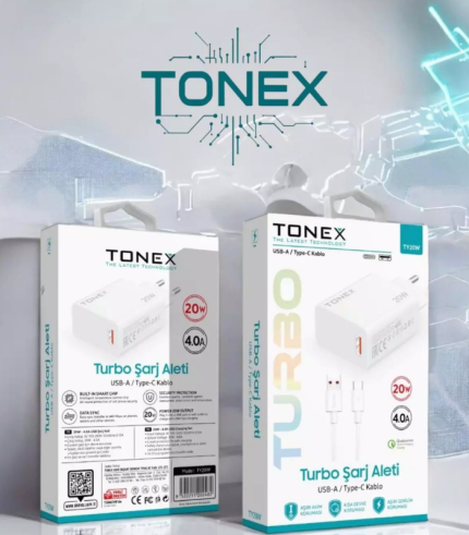 Tonex TY20W 20W 4A Type-c Hızlı Şarj Aleti