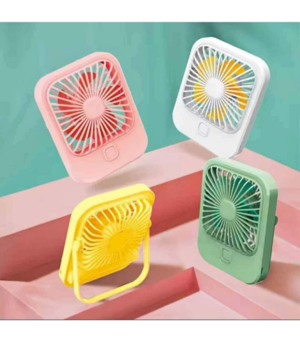 ZB056 USB Şarjlı Masaüstü Fan | 3 Kademeli Sessiz Mini Vantilatör | Ofis ve Ev Kullanımı