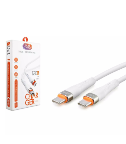 Subzero CL39 120W Type-C PD hızlı şarj kablosu 1 metre saliseli örgü kablo
