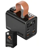 Venandin Opulix PWB60B1 60000 mAh led göstergeli 120W 22.5W hızlı şarj kablolu powerbank