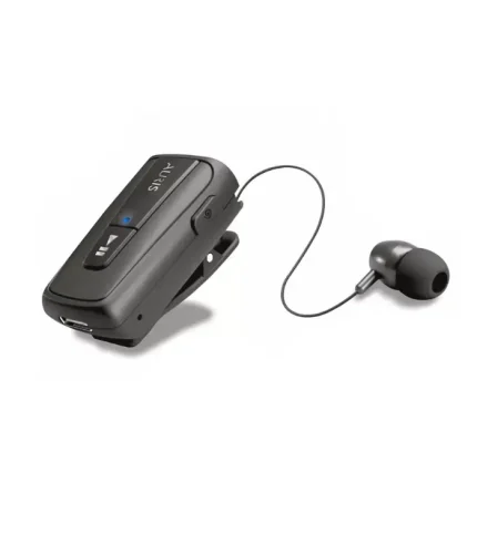 auris bt24 makaralı bluetooth kulaklık yaka klipsli kablosuz kulak içi mikrofonlu