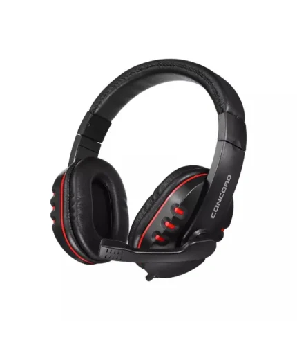 concord c 945 3.5mm kablolu mikrofonlu oyuncu kulaklığı siyah stereo gaming headset