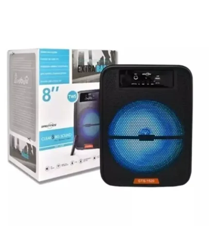 gts-1520 rgb mikrofonlu bluetooth hoparlör usb tf fm karaoke müzik kutusu taşınabilir speaker