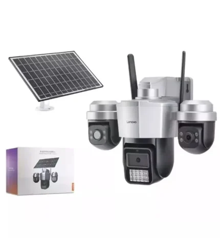 lenovo g4w19 u 4k 4g solar kamera 3 lens dual ptz aov sim kartlı güvenlik kamerası dış mekan