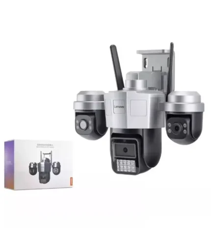 lenovo w19c u 9mp 4k wifi kamera 3 lens dual ptz çift bant 2.4g 5g güvenlik kamerası ip kamera