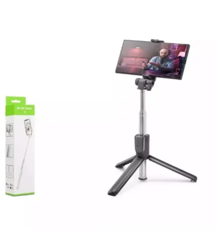 Nodar ND1039 tripod selfie çubuğu seti bluetooth 5.0 kumandalı 67cm siyah