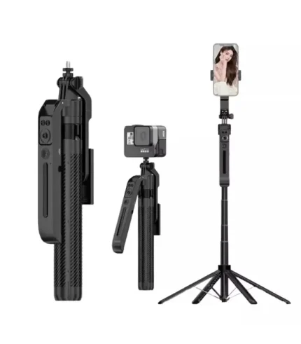 Pars C12 otomatik yüz takibi selfie çubuğu tripod 1.8 metre bluetooth kumandalı