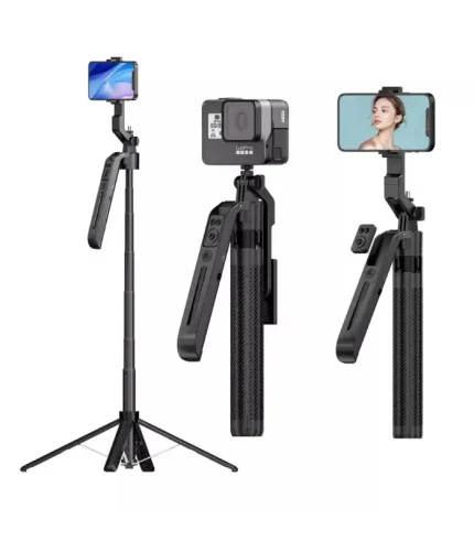 Pars C12 otomatik yüz takibi selfie çubuğu tripod 1.8 metre bluetooth kumandalı