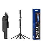 Pars C12 otomatik yüz takibi selfie çubuğu tripod 1.8 metre bluetooth kumandalı