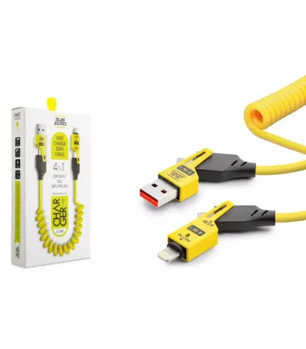 Subzero CL160 4in1 Type-C 65W USB-A Lightning 27W hızlı şarj kablosu