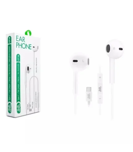 Subzero EP38 Type-C beyaz mikrofonlu kulaklık stereo kablolu kulaklık