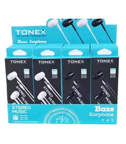 Tonex D1 mikrofonlu 3.5mm telefon kulaklığı kulak içi kulaklık