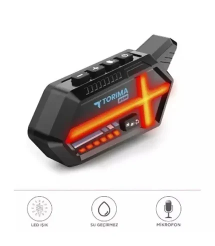 torima bt26 helmet bluetooth motosiklet kask kulaklığı intercom mikrofonlu