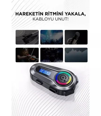 torima q10 helmet bluetooth motosiklet kask kulaklığı lcd ekran intercom mikrofonlu