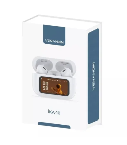 venandin ika 10 anc enc ekranlı bluetooth kulaklık kablosuz tws gürültü engelleme