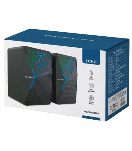 venandin spech 001 echo usb hoparlör bilgisayar hoparlörü masaüstü küçük hoparlör