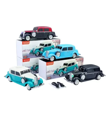 ws-1934 klasik araba bluetooth hoparlör usb tf kart taşınabilir kablosuz speaker