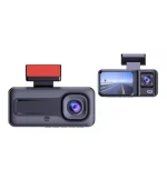 yk design a98 wifi araç içi kamera 3 kameralı full hd ön arka iç kayıt dashcam gece görüş