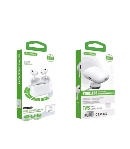 yk design yk20pro pro2 anc bluetooth kulaklık kablosuz tws gürültü engelleme