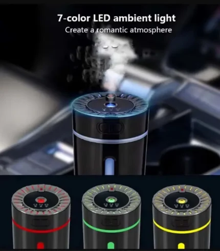 katjmer kt-h10 şarjlı 7 renkler yıldızlı gökyüzü lamba ile led usb araba hava nemlendirici