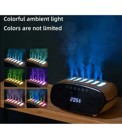 katjmer nvr-4005 çalar saat müzik kutusu nemlendirici rgb ışıklı
