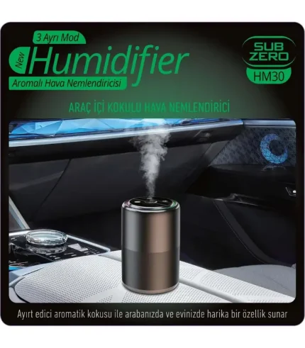 subzero hm30 otomatik araç içi koku difüzör nemlendirici